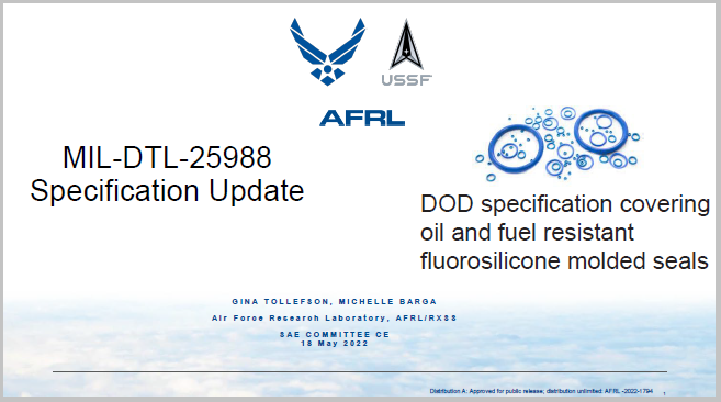 MIL-DTL-25988 Specification Update